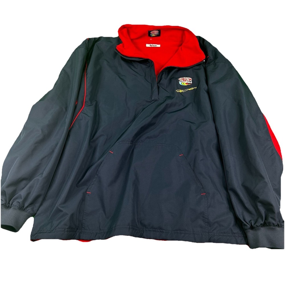 Vintage DuPont Jeff Gordon Chase Authentics‎ NASCAR Pullover 1/4 Zip Men's XL